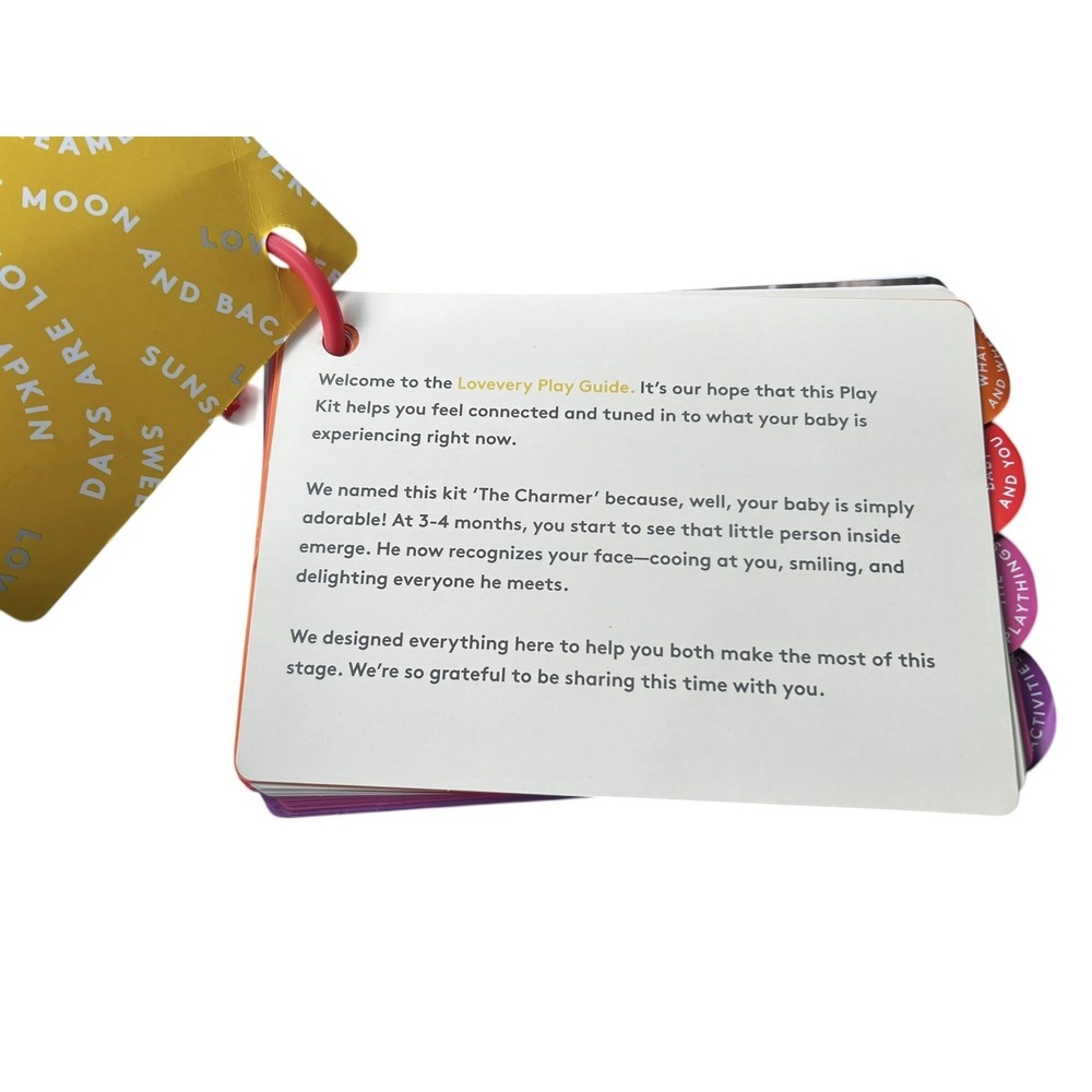 Lovevery Play Guide Book 3-4 Months The Charmer - Picture 3 of 3